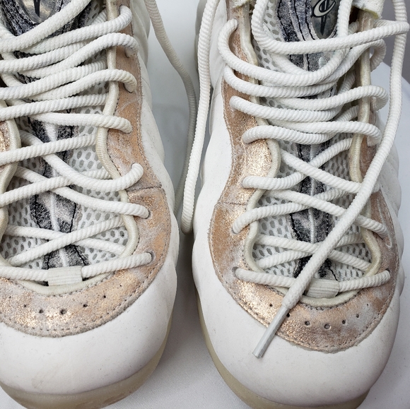 AUTHENTIC NIKE AIR ONE FOAMPOSITE SUMMIT WHITE MARBLE SIZE 9 AA3983-101 - Picture 3 of 9